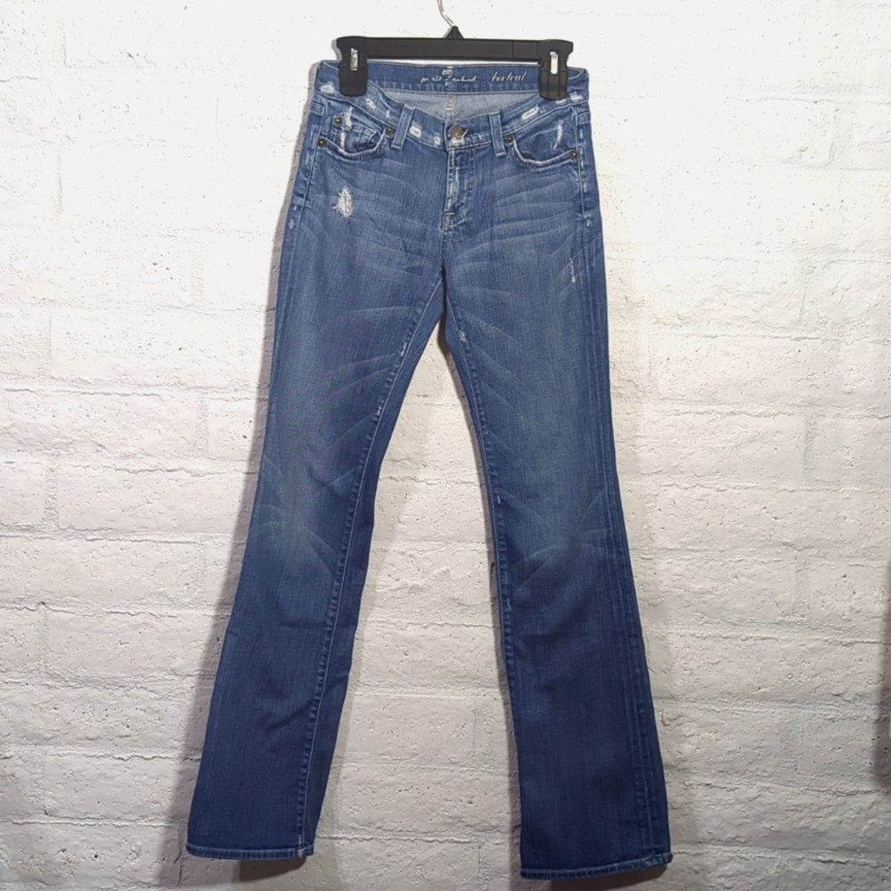 7 For All Mankind Y2K Low Rise Long - Picture 3 of 10